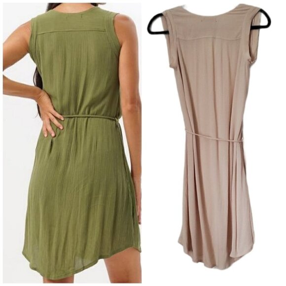 Suen Noaj Krinkel Dress in Cream - Picture 2 of 8